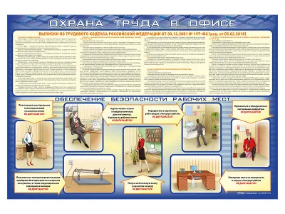 Стенд «Охрана труда в офисе»